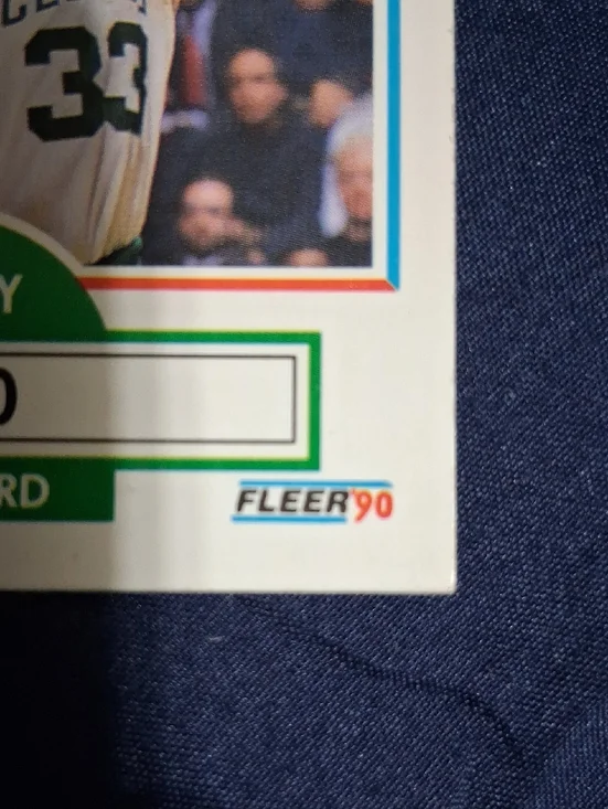 1990-91 Fleer Larry Bird Error Card - Rare!!! - Picture 7 of 7